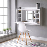 VICCO Toeletta Trucco Tavolo Cosmetici Tavolino Specchio bianco