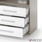 VICCO Cassettone con fasciatoio Scaffale con fasciatoio Mobile per bebè