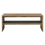 Tavolino da Salotto Tavolo Tabella Del Sofà con Ripiano Simil Legno