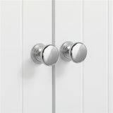 Mobile da Bagno Armadietto Pensile da Parete Bianco Porta Asciugamani Cucina