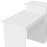 Scrivania Computer Tavolo Porta PC da Ufficio Studio in Legno Moderno Cassetto