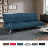 Divano letto in tessuto con porta USB e gambe in metallo design Astralis