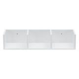 SCAFFALE PENSILE LIBRERIA levitazione mensola a parete Board CD Scaffale Bianco