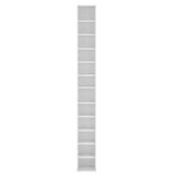 LIBRERIA CD SCAFFALE Conservazione 12 SCOMPARTI BIANCO