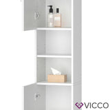 Armadio complementare VICCO scaffale per lavatrice mobile da bagno armadio