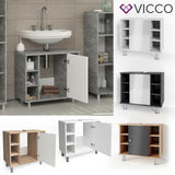 Vicco Credenza di base per lavamano Fynn Armadietto per bagno Scaffale per bagno