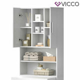 Vicco Armadio per lavatrice Armadio per il bagno bianco
