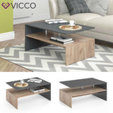 Vicco Tavolino da divano Amato Tavolino da salotto rovere sabbia antracite