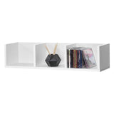 SCAFFALE PENSILE LIBRERIA levitazione mensola a parete Board CD Scaffale Bianco