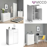 VICCO Credenza NAPOLI Comodino Armadio Bianco Armadio per tv TV Credenza Madie