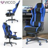 VICCO Sedia da gioco ALPHA Racing Sedia Poltrona Sedia per ufficio Poltrona capo