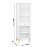 Libreria libri armadio con cassetto armadio alto scaffale stand per soggiorno