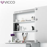 Vicco Toletta da trucco Melle Tavolo cosmetici Toletta Toilette Bianco