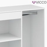 Vicco Scaffale da servizio Scaffale accostabile per toeletta da trucco Isabelle