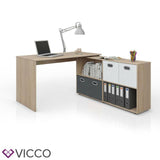 VICCO Scrivania ad angolo FLEXPLUS - Computer Tavolo per ufficio PC Scrivania