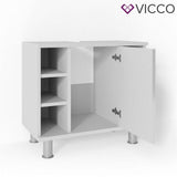 Vicco Credenza di base per lavamano Fynn Armadietto per bagno Scaffale per bagno