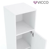 Vicco Mobiletto bagno medio Kiko Armadietto bagno Bianco