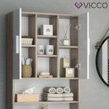 Vicco Scaffale per lavatrice Luis Armadietto per bagno 190x64cm Lavatrice