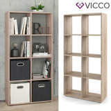 Vicco Divisorio per stanze Scutum Libreria sonoma con 8 scomparti Scaffale