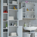 VICCO Mobile da bagno ILIAS Bagno Specchio Scaffale Credenza di base Armadio