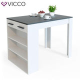 Vicco Tavolino bar Repose Tavolino alto Tavolino lounge Bancone tavolo Tavolo da