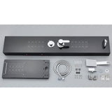 Colonna Pannello doccia idromassaggio acciaio inox LED