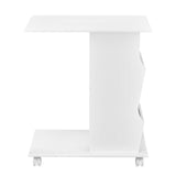 Tavolino con rotelle divano tavolo tavolino tavolo da caffè salotto bianco
