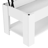 Tavolino Tavolo da Salotto Divano Moderno Caffè Ripiano Sollevabile Contenitore