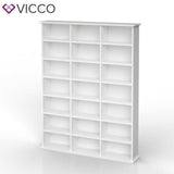 VICCO Scaffale multimediale JUKEBOX CD DVD Bluray Scaffale Scaffale verticale Sc