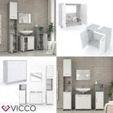 Vicco Mobile sottolavabo Kiko Armadietto per lavandino Cemento