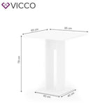 VICCO Tavolo da pranzo EWERT Tavolo da cucina Tavolo per camera da pranzo Tavolo