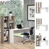 Vicco Scrivania + Scaffale Mara Divisorio Tavolo per computer Tavolo da lavoro