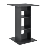 TAVOLINO BANCO Scaffale tavolo 110x70x70cm GRIGIO SCURO