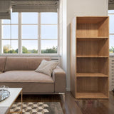 scaffale libreria in piedi Schedario di deposito libri 155x60 cm Sonoma rovere