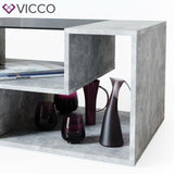 Vicco Tavolino da salotto Gabriel Tavolino scaffale 100 cm