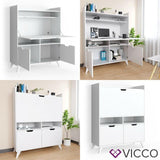 Vicco Secrétaire Berdi Scrivania Comodino Scrittoio Tavolo da lavoro Tavolo per