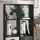 VICCO Divisorio - 6 scomparti Armadio Libreria Scaffale verticale Armadio alto