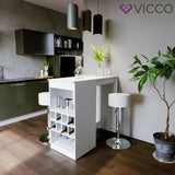VICCO Tavolino bar ROSS Bianco Bancone da bar Tavolino alto da bar