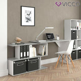 Scrivania ad angolo VICCO - Tavolo per PC Tavolo da Lavoro Computer Uffici