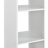 TAVOLINO BANCO Scaffale tavolo 110x70x70cm Bianco/Quercia ottica