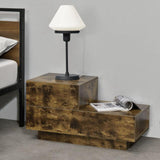 TAVOLINO comò comodino armadietto notte notte comò RIPIANO NOCE ottica