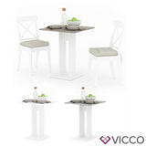 VICCO Tavolo da pranzo EWERT Tavolo da cucina Tavolo per camera da pranzo Tavolo