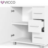 VICCO Mobile da bagno ILIAS Bagno Specchio Scaffale Credenza di base Armadio
