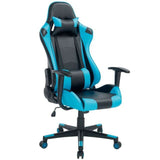 Vicco Sedia Poltrona Gaming Scrivana Ufficio Casa Reclinabile Girevole Direzionale Blu