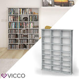 VICCO Scaffale multimediale JUKEBOX CD DVD Bluray Scaffale Scaffale verticale Sc
