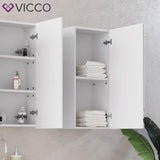 VICCO Bagno Scaffale pensile FREDDY Lucido scaffale a parete Armadio per bagno