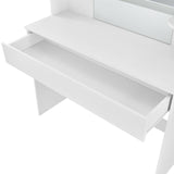 Toeletta con parrucchiere a specchio Toeletta Cosmetics White