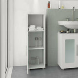 Vicco Mobiletto medio per bagno Rayk Armadietto per bagno Vetro Bianco