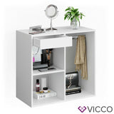 Vicco Scaffale da servizio Scaffale accostabile per toeletta da trucco Isabelle