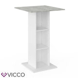 Vicco Tavolino bar Bancone da bar Tavolino lounge Tavolino alto da bar